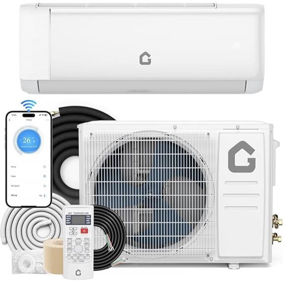 GarveeHome SEER 22 12000BTU Mini Split Air Conditioner