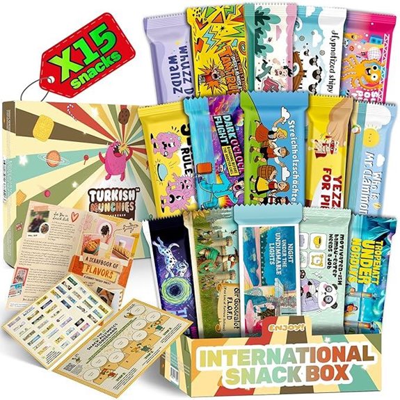 International Snack Box with Global Candies
