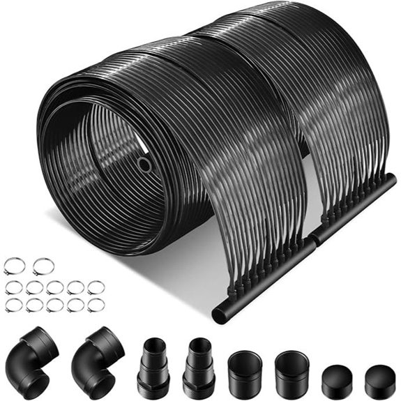 Goplus Solar Pool Heater 2.5x10ft Weatherproof Heating System