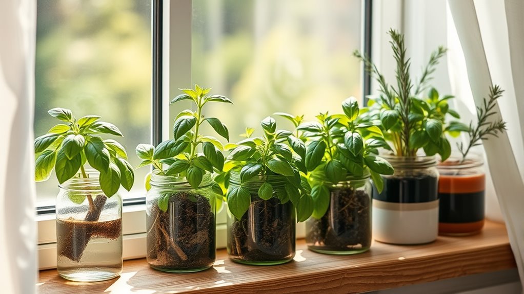 growing herbs indoors