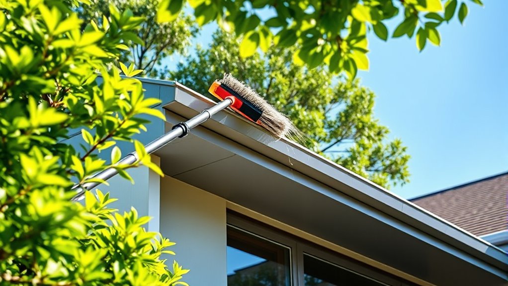 gutter cleaning without ladder