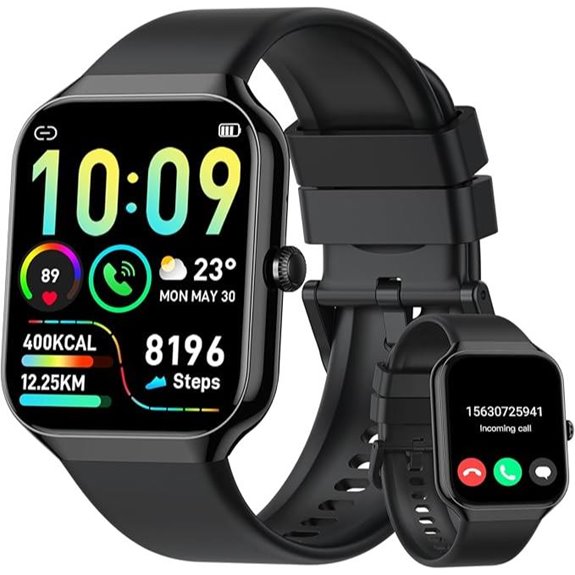 Smartwatch for Men Women with Heart Rate & Sports Tracking