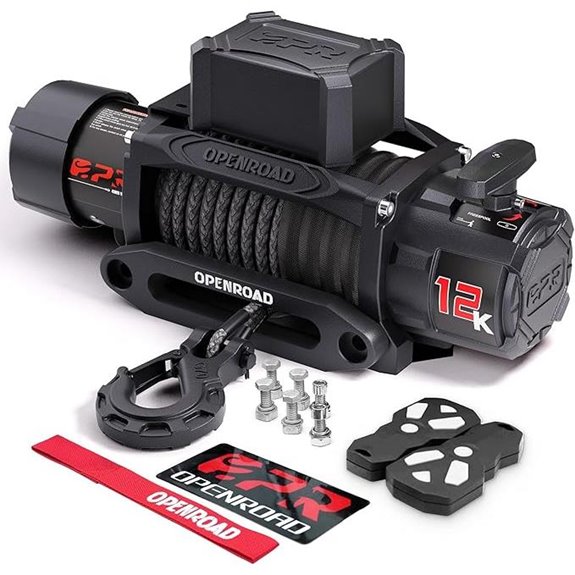 OPENROAD 12000 lbs Winch with Remote