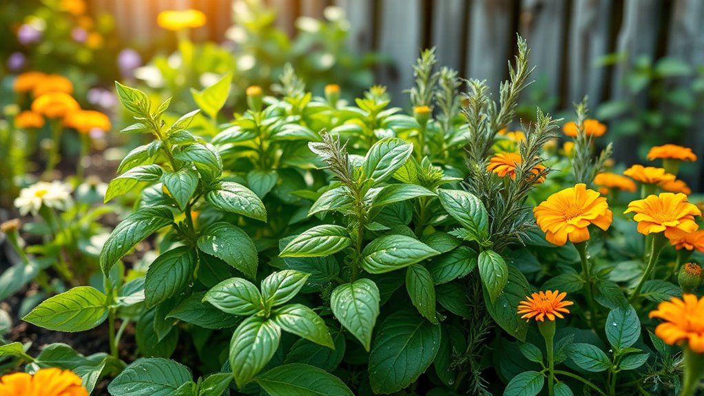 herbs repel pests naturally