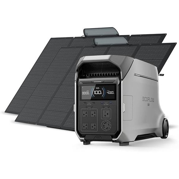 EF ECOFLOW DELTA Pro 4096Wh Solar Generator with Panels