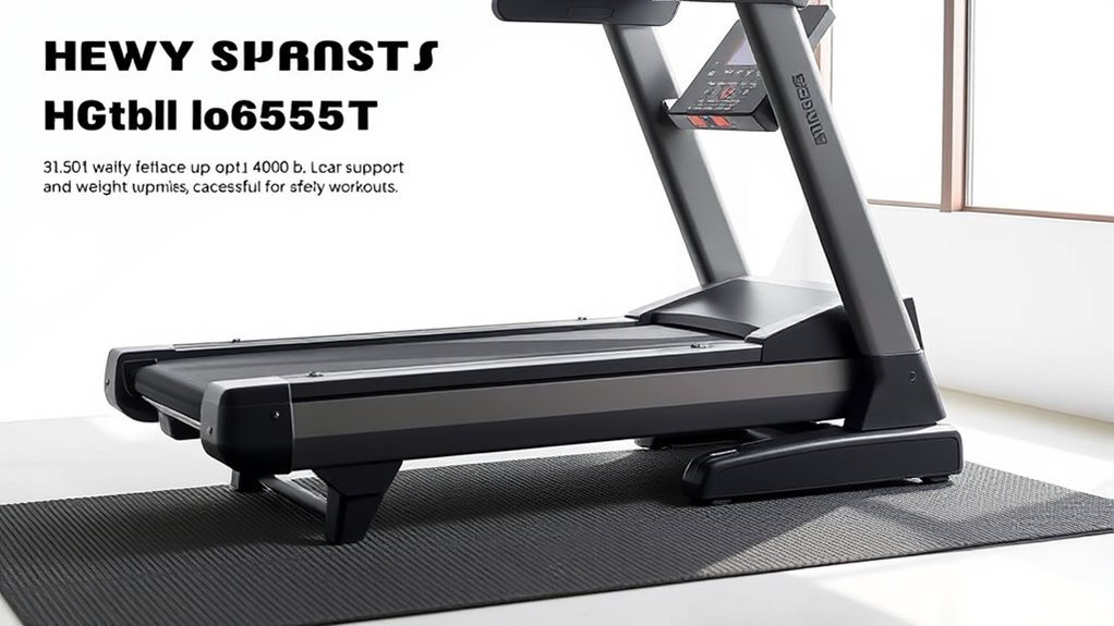 high capacity treadmill features
