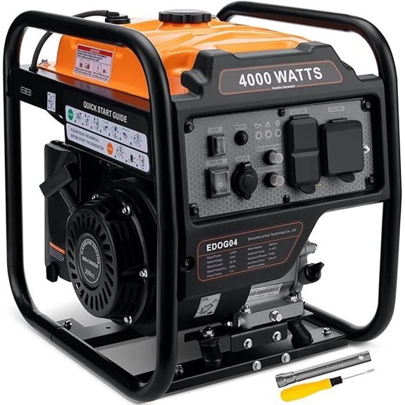 4000W Gas Inverter Generator for Emergency & RV Use
