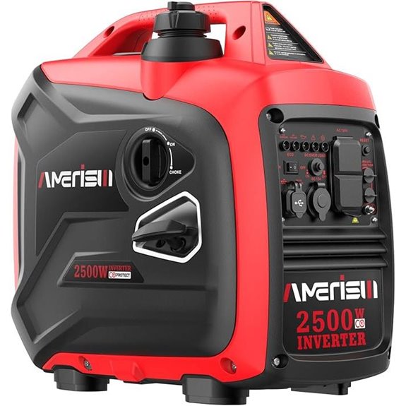 2500W Gas Portable Inverter Generator with CO Sensor