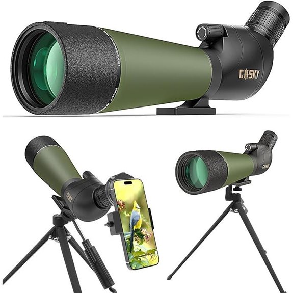 Gosky 20-60x80 Spotting Scope with Tripod