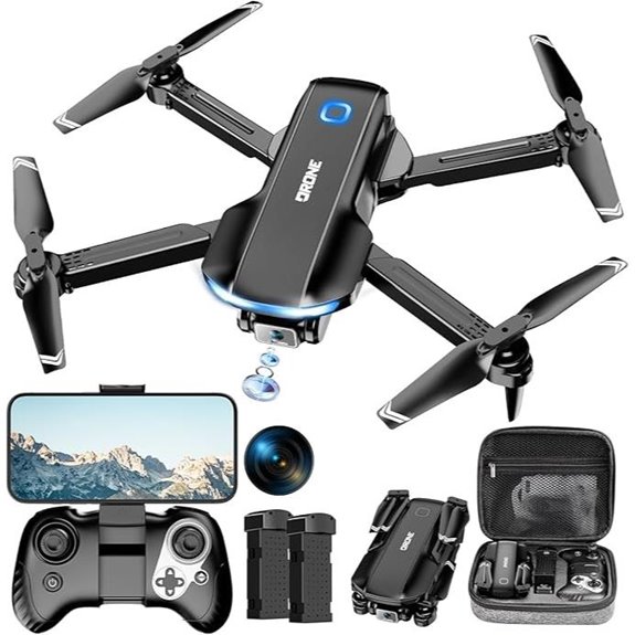 Foldable 1080P HD Camera Drone with GPS and Flip
