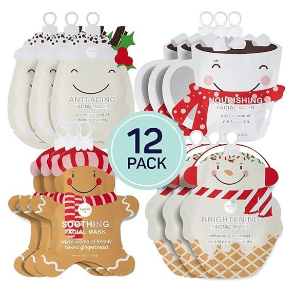 holiday face mask set