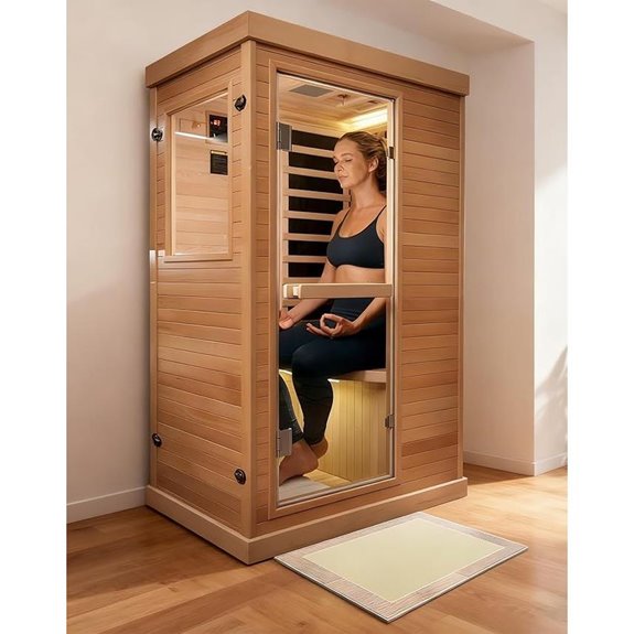 PAETA Infrared Sauna for Home with Chromotherapy