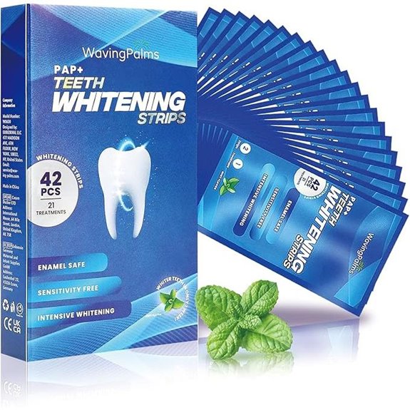 Sensitive Teeth Whitening Strips Hydrogen Peroxide-Free (42 Count)