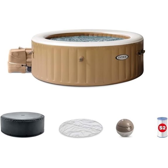 Intex PureSpa Bubble Massage Inflatable Hot Tub (6 Person)