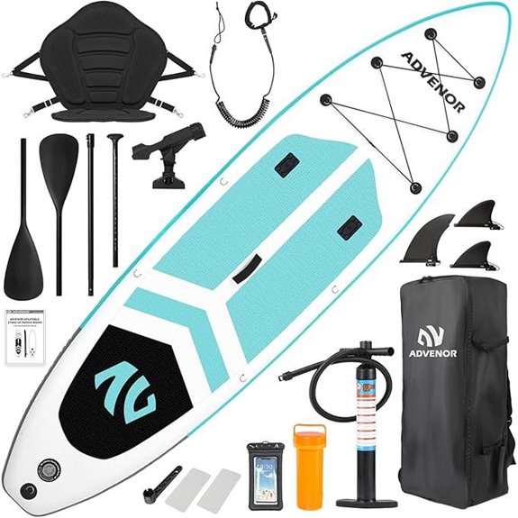 inflatable paddle board set