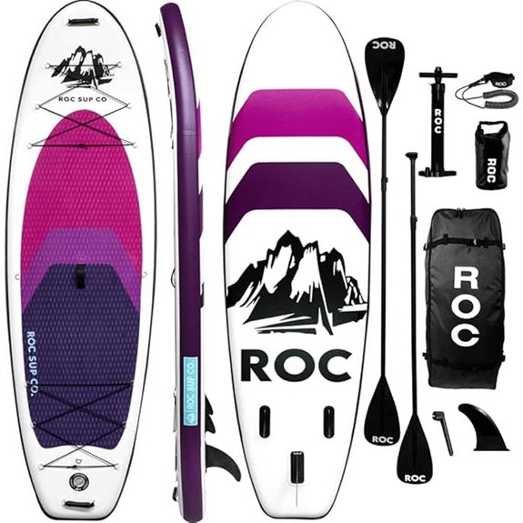 Roc Inflatable Stand-Up Paddle Board with Accessories