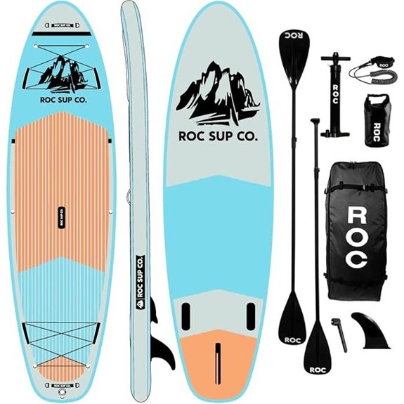 Roc Inflatable Stand-Up Paddle Board with Accessories