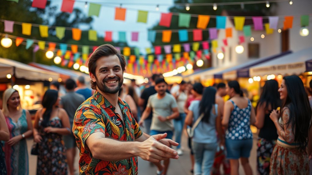 join local festival activities