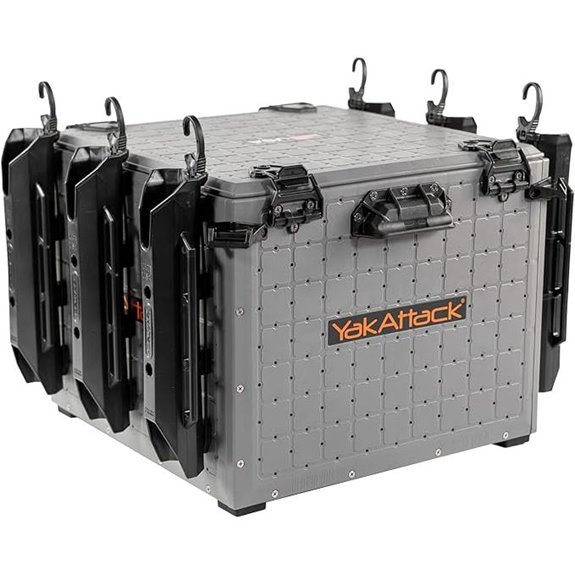 YakAttack BlackPak Pro Kayak Tackle Storage with Rod Holders