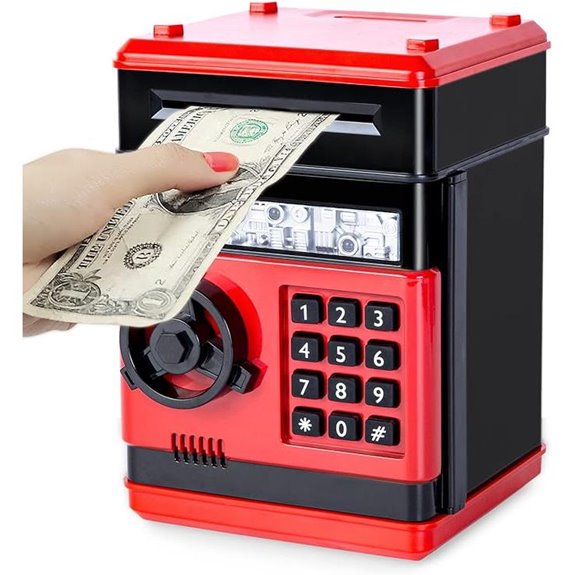 Refasy Electronic Coin Bank for Kids Ages 3-12