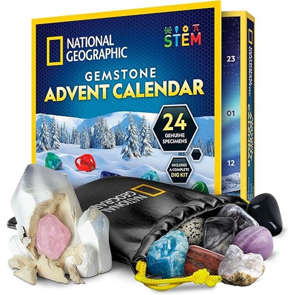 National Geographic Gemstone Advent Calendar for Kids