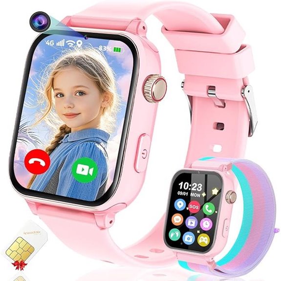 Kids GPS Smartwatch with Calling SOS & Games