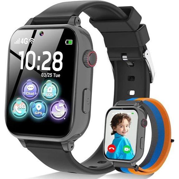 Kids 4G GPS Smartwatch with Calling and SOS