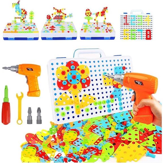 HAPTIME STEM Toys for Kids Ages 3-8 with Drill