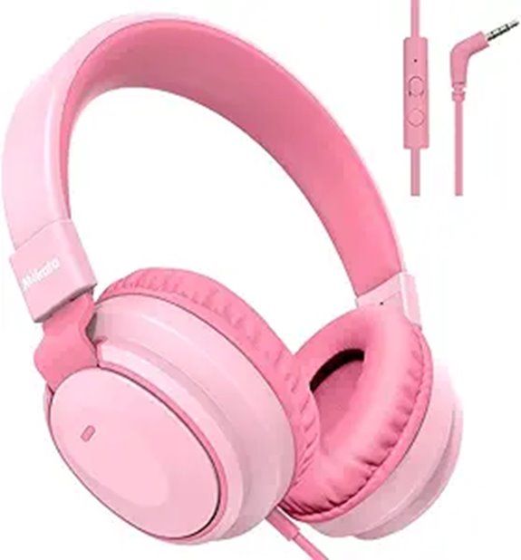 Kids Volume-Limited Wired Headphones with Mic