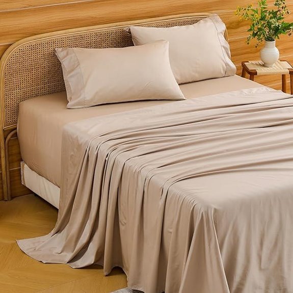 Deep Pocket Egyptian Cotton Sheets King Size