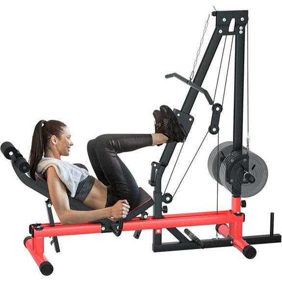 VIVITORY Leg Press & Lat Pulldown Machine