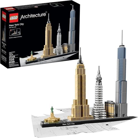 LEGO NYC Architecture Model Kit for Display