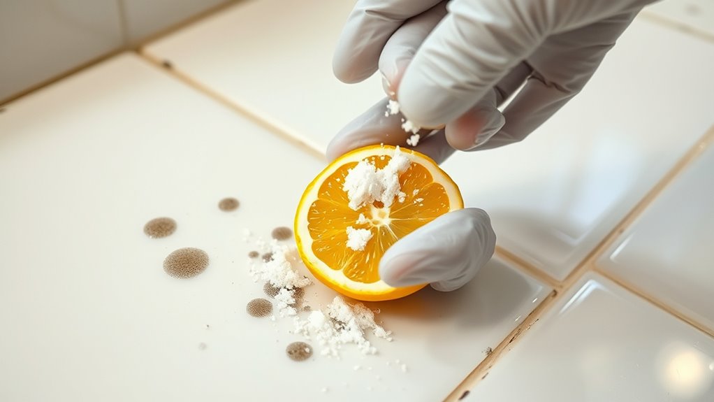 lemon salt mold remover