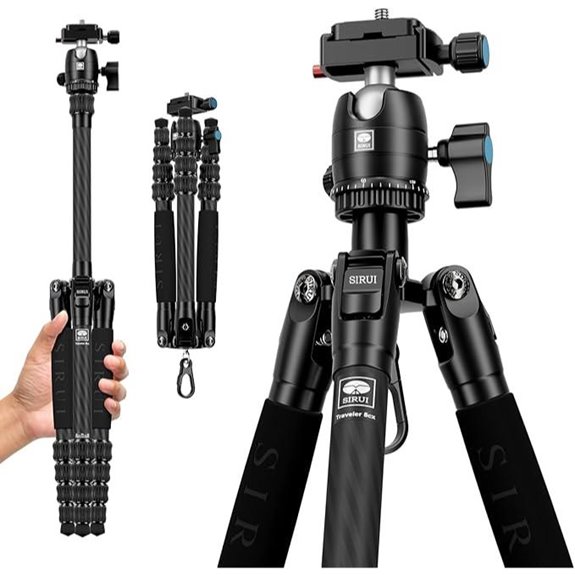 SIRUI Carbon Fiber Travel Tripod with Ball Head