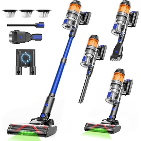 Cordless Vacuum Cleaner 500W Lightweight 60-Minute Runtime