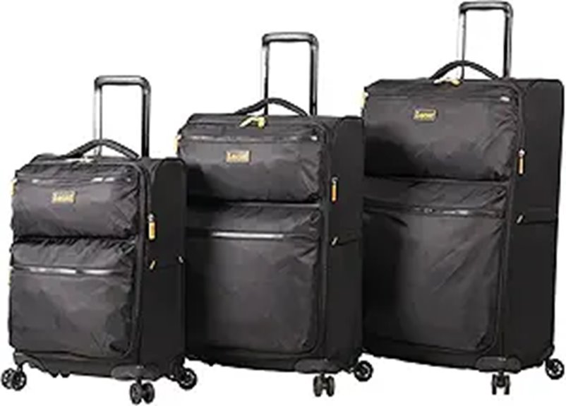 LUCAS 3-Piece Lightweight Spinner Luggage Set