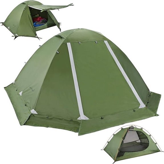 lightweight two person waterproof tent