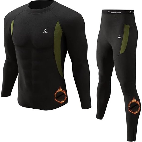 Convallaria Men's Thermal Long Johns Set