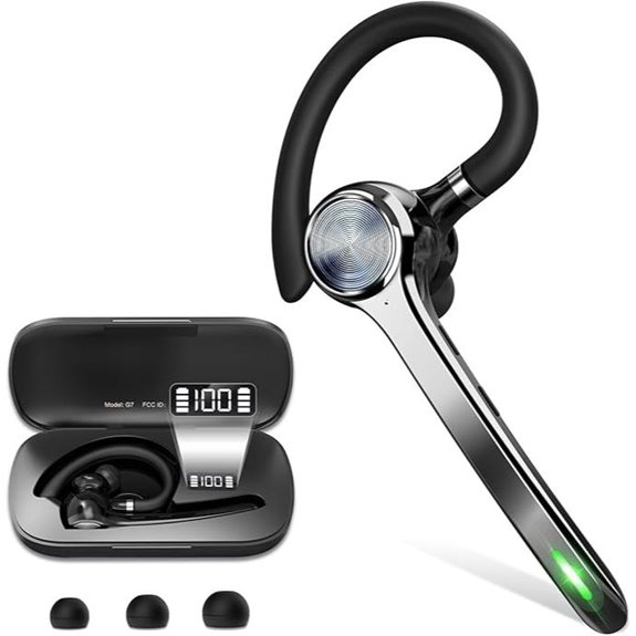 HEIBAS Bluetooth Headset with 72-Hour Battery