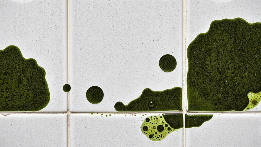 look for discolored fuzzy patches