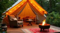 luxury camping affordability