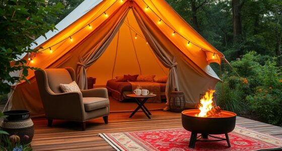 luxury camping affordability
