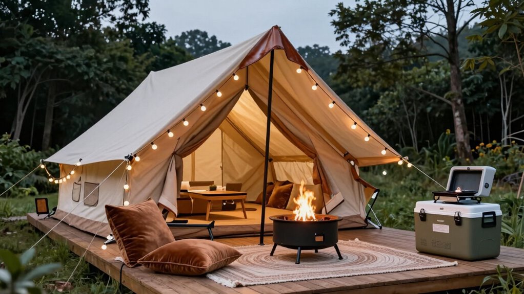 luxury outdoor camping essentials