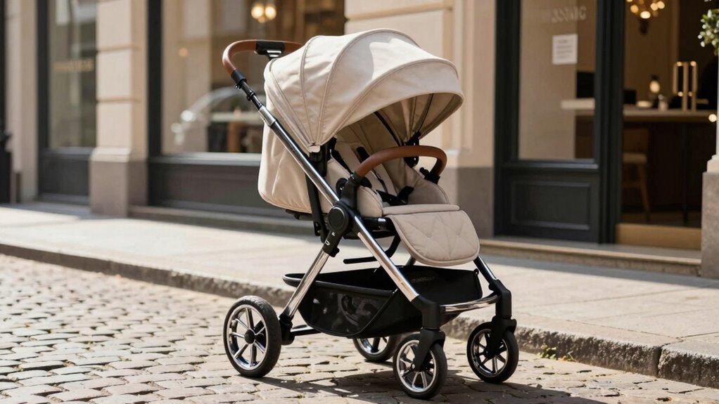 luxury stroller style and comfort