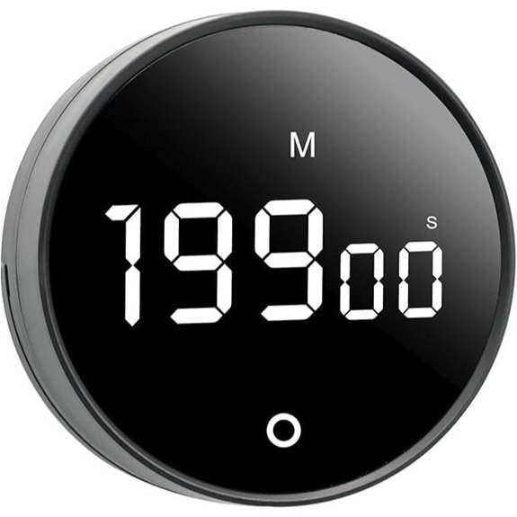 Digital Kitchen Timer with Magnetic LED Display