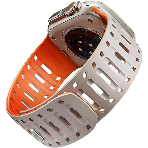 Magnetic Silicone Apple Watch Ultra Band (49-44mm)