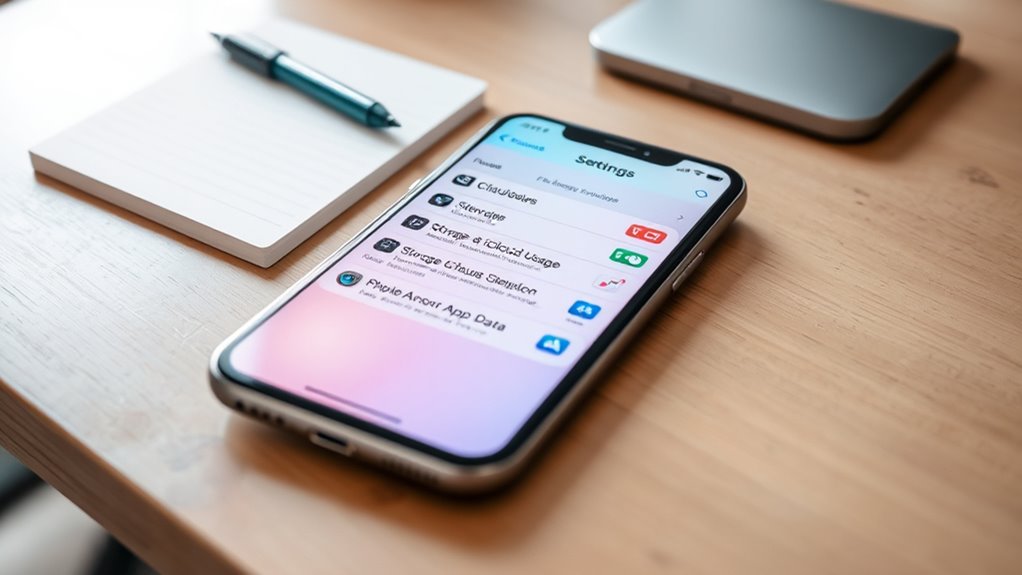 manage app data regularly