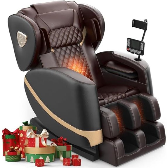 2025 Full Body Massage Chair with Heat & Bluetooth