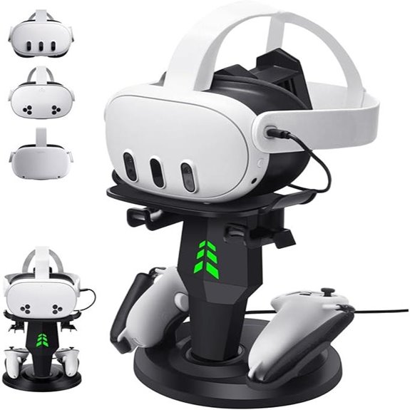 VR Headset Charging Dock for Meta Quest 3 & 2