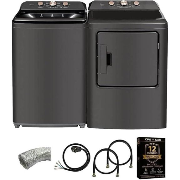 Midea Top Load Washer and Dryer Pair